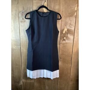 Commense Black and White Midi Dress